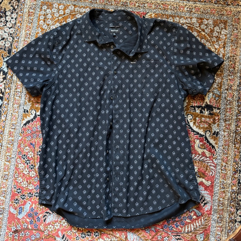Brixton Graphic Button Up